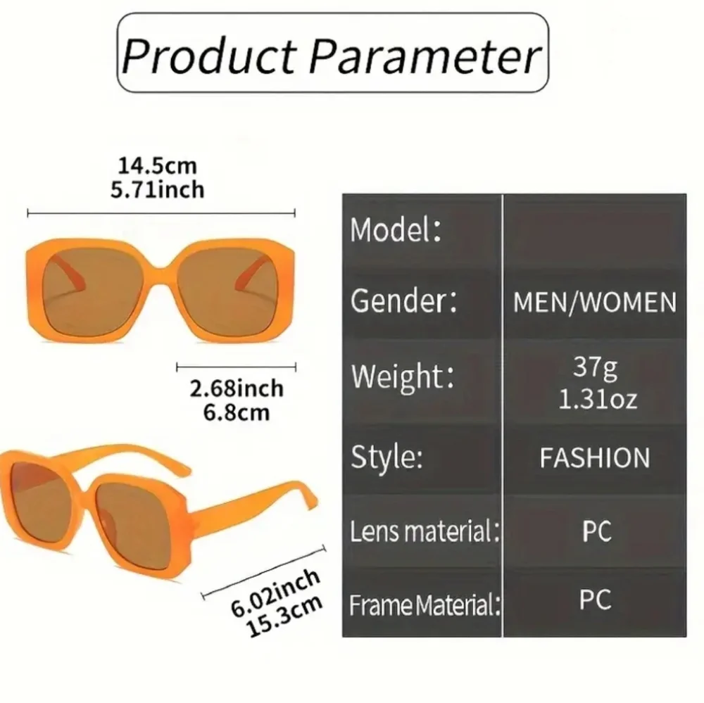 Sunglasses Oversized Fashion Pink Eyeglasses, Polycarbon